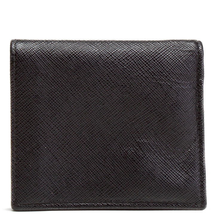 Prada Saffiano Leather Bifold Billet - Negro