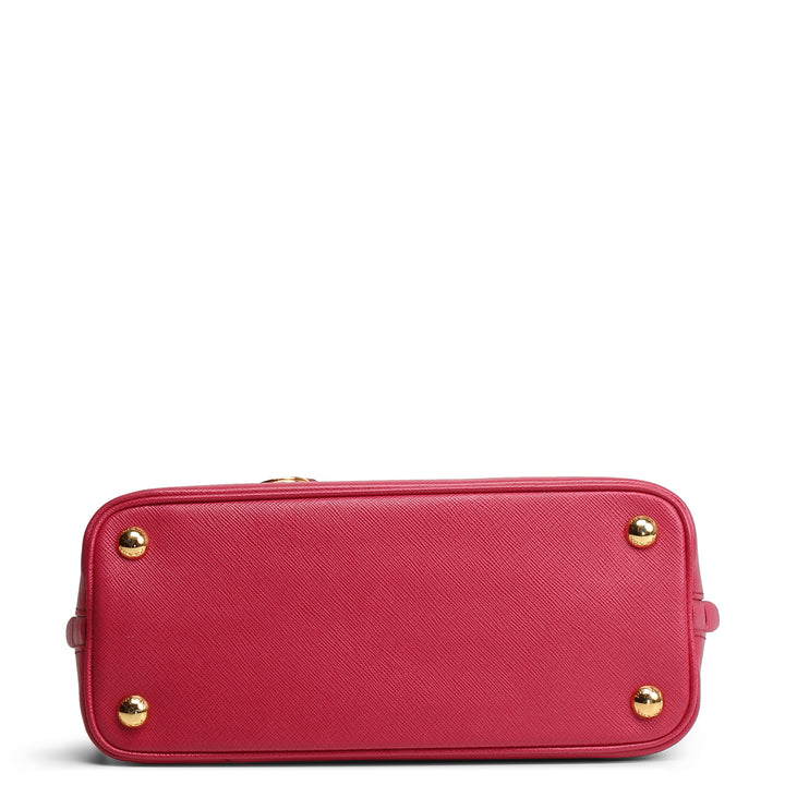 PRADA Saffiano Dome Satchel - Pink