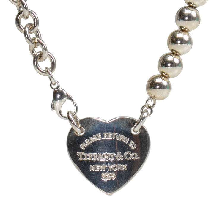 Tiffany & Co. Collar de envoltura de etiqueta de corazón - Venta final