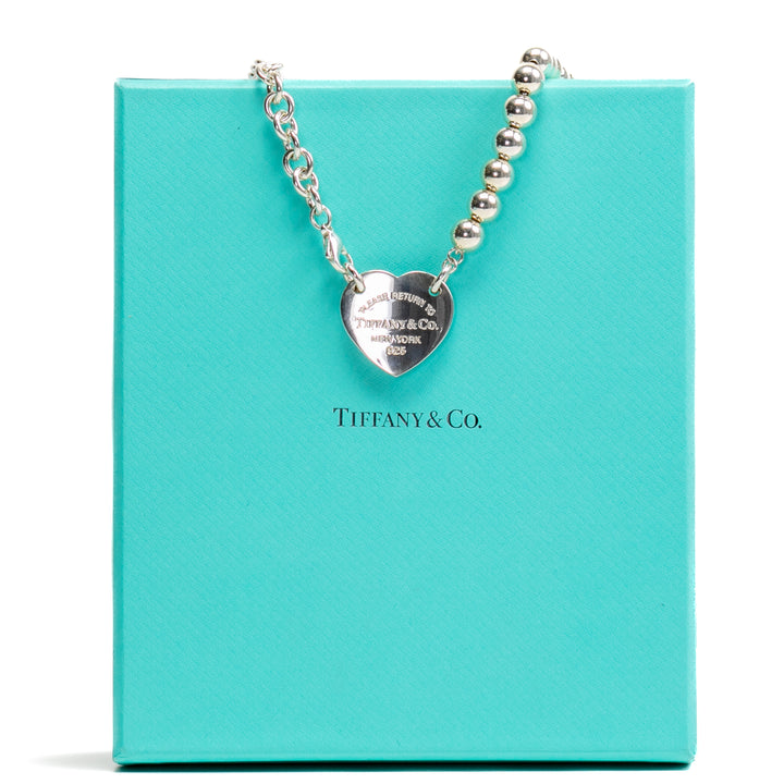 Tiffany & Co. Collar de envoltura de etiqueta de corazón - Venta final