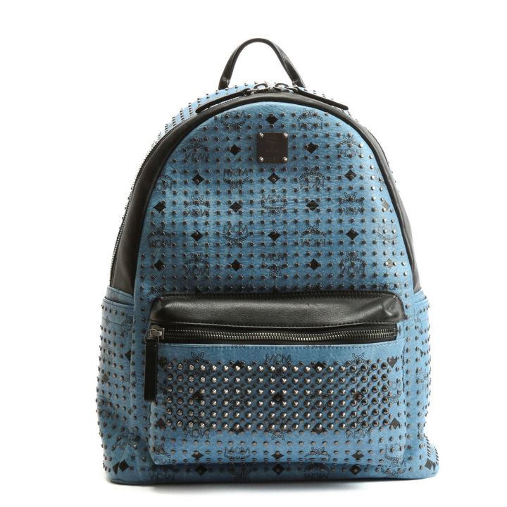 MCM MMK Stark Special Large Backpack - Blue