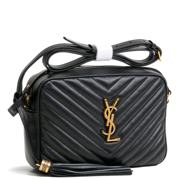 SAINT LAURENT Lou Medium Camera Bag - Black