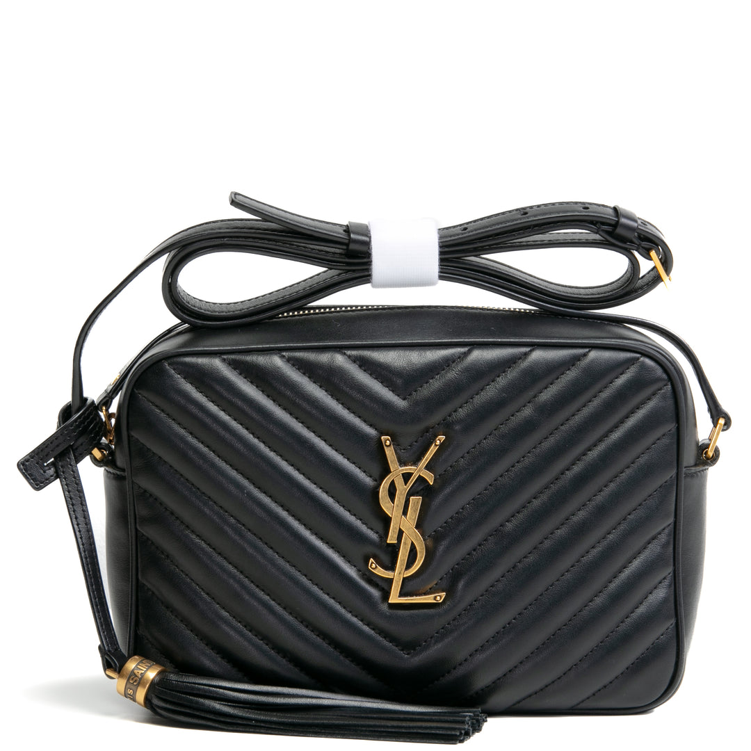 SAINT LAURENT Lou Medium Camera Bag - Black