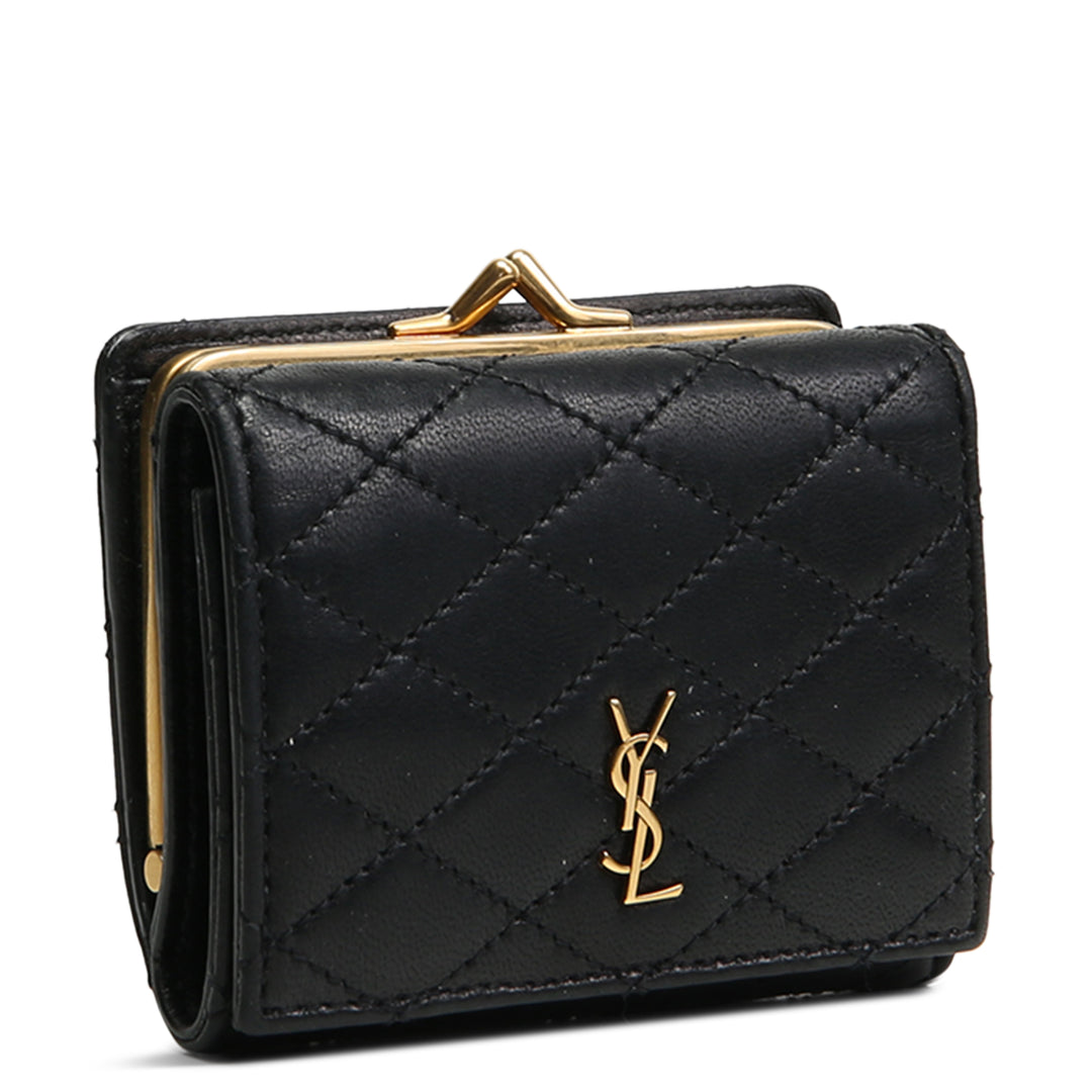 SAINT LAURENT Rider Wallet - Black