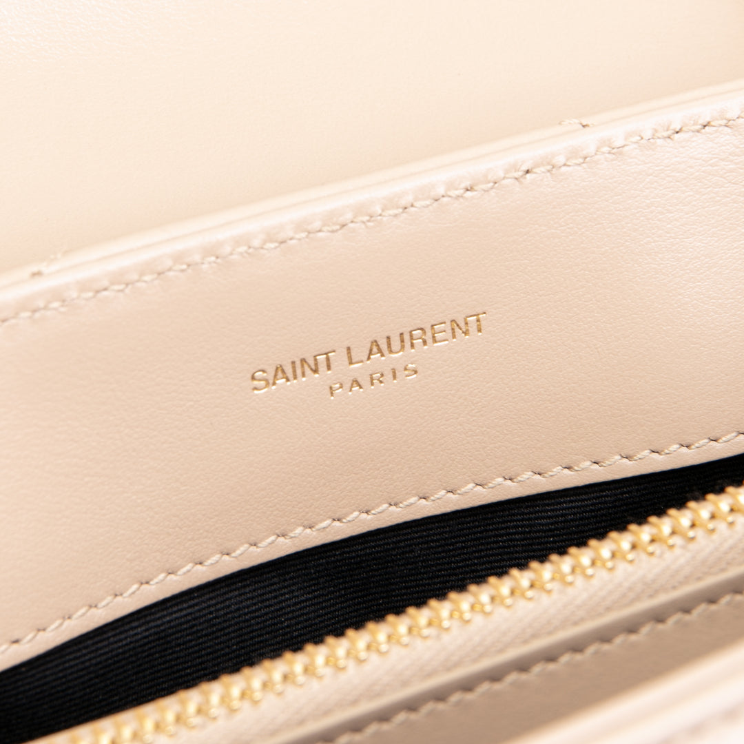 SAINT LAURENT LouLou Small- Taupe